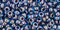 Toho 8/0 Round Japanese Seed Bead, #294, Inside Color Blue Raspberry, 17 grams